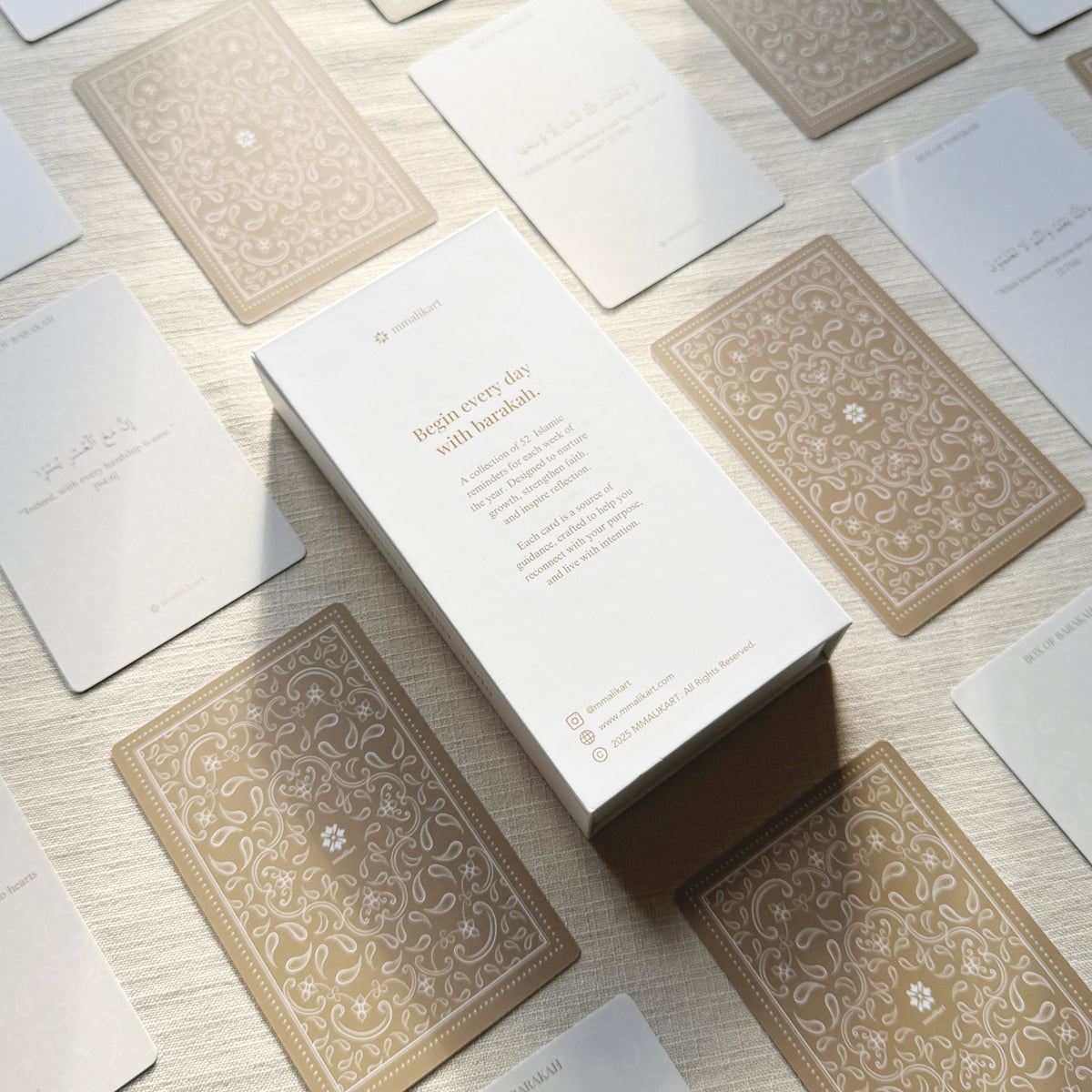 Box of Barakah – Islamic Reminder Card Gift Box, 52 Weekly Cards