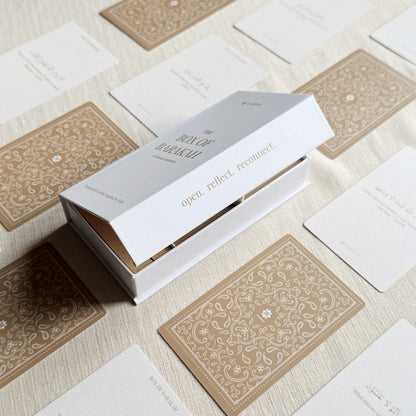 Box of Barakah – Islamic Reminder Card Gift Box, 52 Weekly Cards